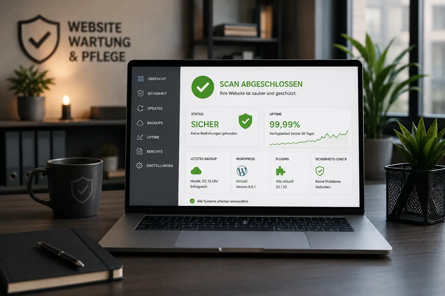 Website Wartung und Pflege